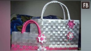 Идея, достойная восхищения: женщина делает корзины из пластиковых бутылок