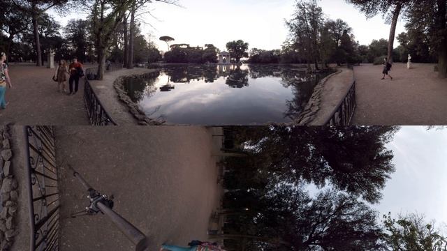 360 video: Villa Borghese Gardens, Rome, Italy смотреть онлайн