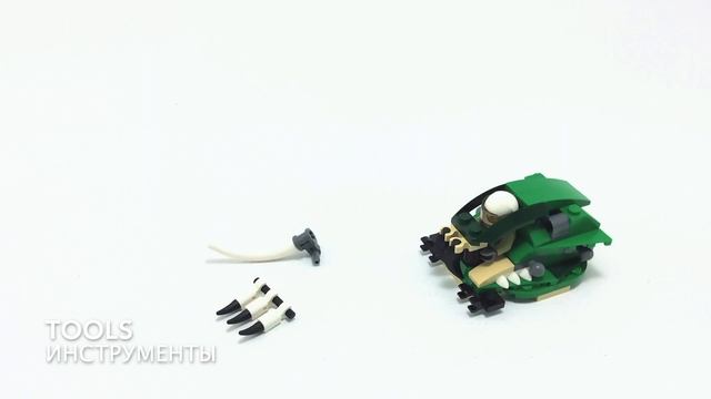 LEGO CREATOR 31058 alternative build tutorial - MOC Mech Robot Spider, Робот Самоделка Инструкция смотреть онлайн