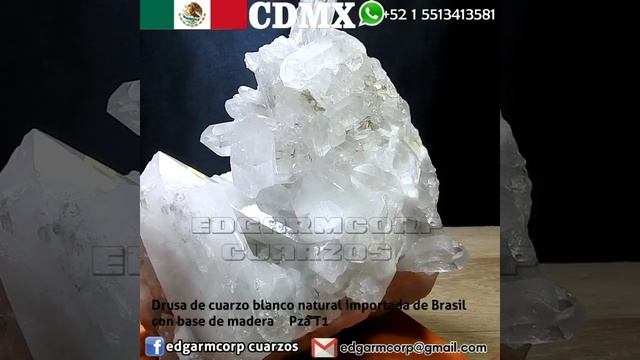 Drusa grande de cuarzo blanco naturala la venta Pza T1 смотреть онлайн