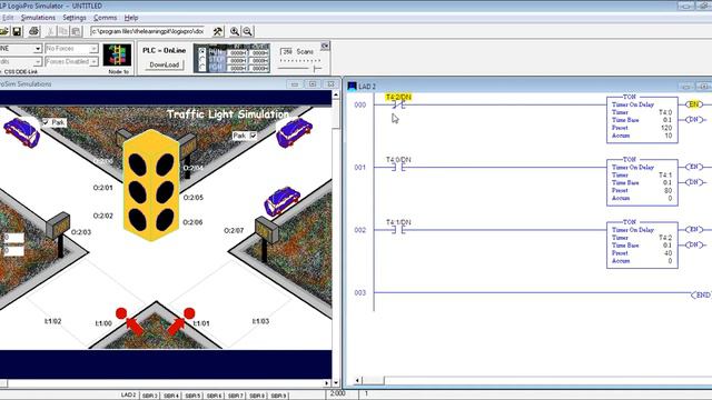LogixPro Simulator - Traffic Simulation - Exercise#1 смотреть онлайн