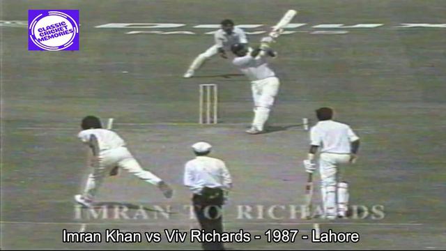 Imran Khan vs Viv Richards | 1987 Cricket World Cup | Lahore | смотреть онлайн