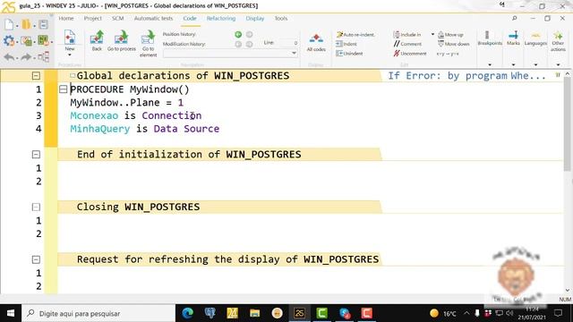 Guia Windev 25 - aula 379 - Conectando o Windev ao PostgreSQL. смотреть онлайн