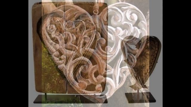 Деревянные сердца | столярные изделия смотреть онлайн