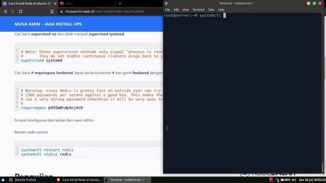 Install Redis di Ubuntu 20.04 смотреть онлайн
