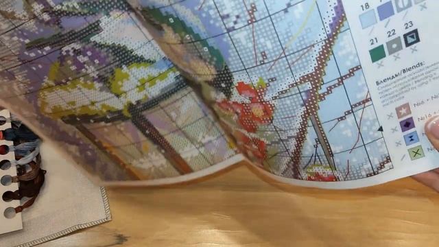 Рождественский свет от Овен - обзор набора и организация нового старта #вышивкакрестом смотреть онлайн