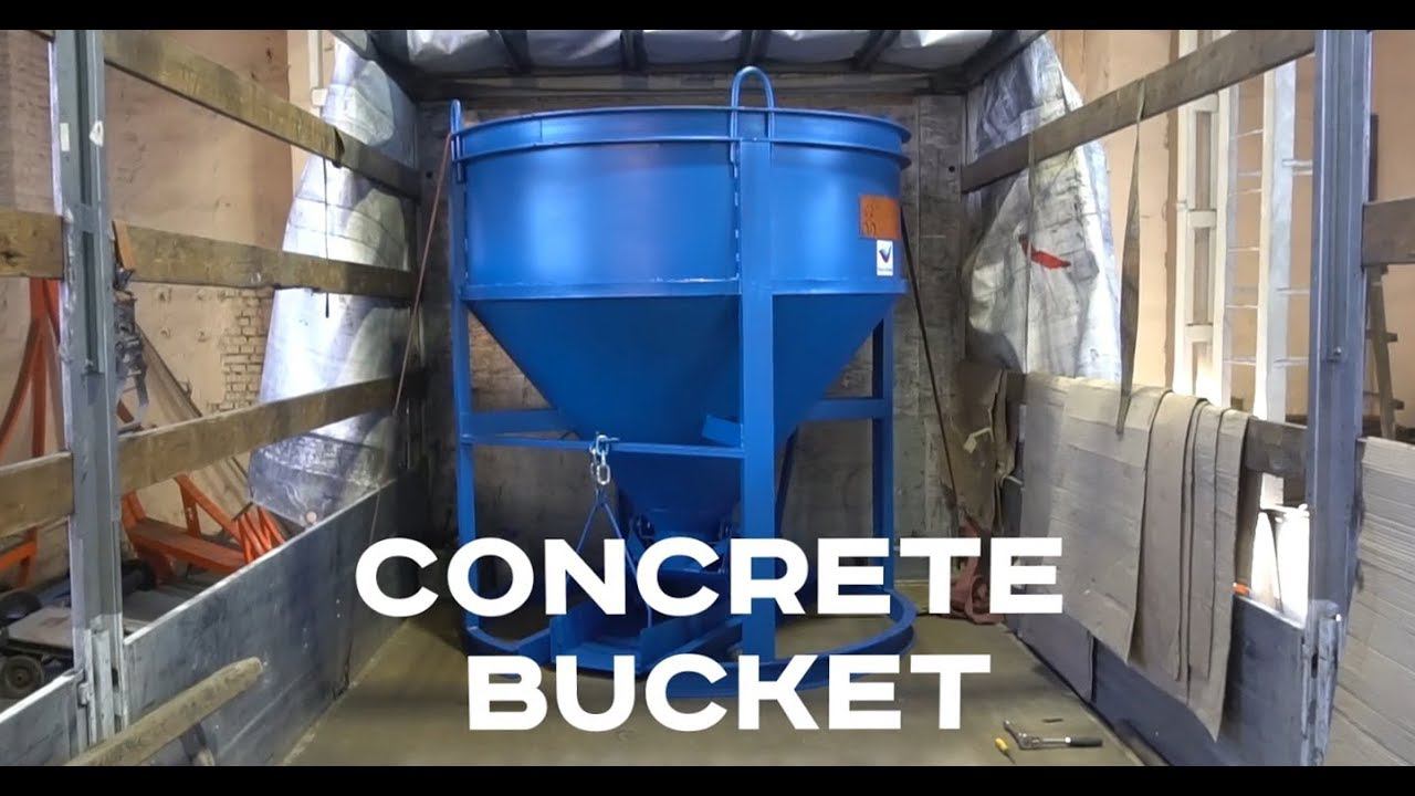Concrete buckets type Cone by M-Konstruktor Plant смотреть онлайн