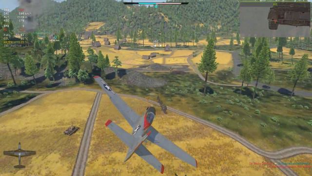 EFFECTIVE P-51 CLOSE AIR SUPPORT AND SHERMAN THUNDER ( War Thunder Gameplay ) смотреть онлайн