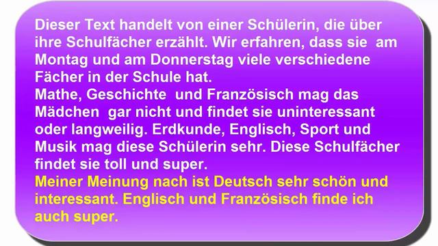 УРОК 7. SCHULE UND SCHULFÄCHER. ШКОЛА И ШКОЛЬНЫЕ ПРЕДМЕТЫ. #уроки_немецкого #немецкий_язык #немецки смотреть онлайн