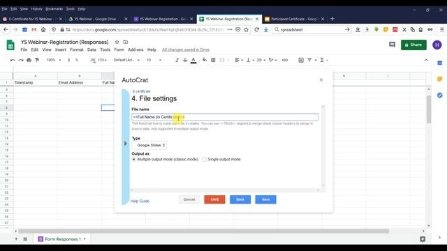 How to Auto Generate Certificates & Email to All participants-[Google Form] смотреть онлайн