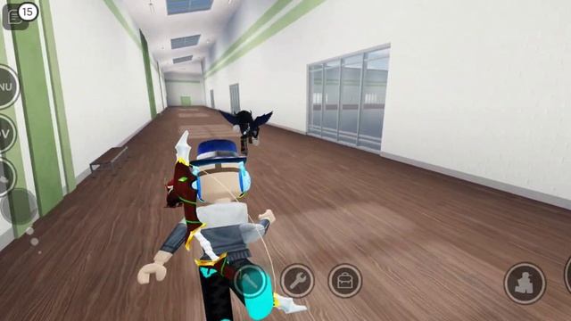 Playing Evade Roblox with my sister смотреть онлайн