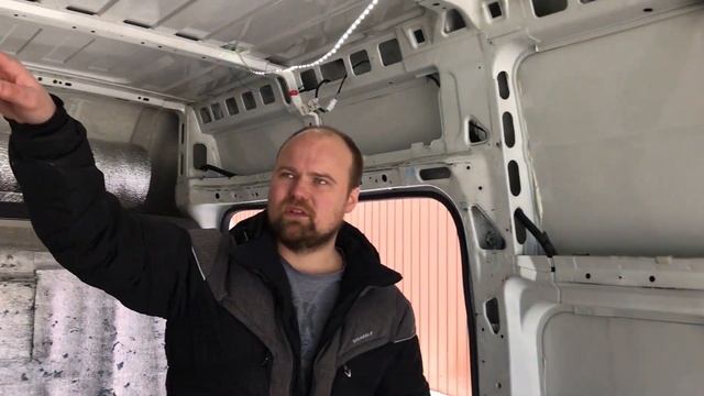 Подготовка к перестройке фургона в автодом на базе FIAT Ducato! L3 H3 смотреть онлайн