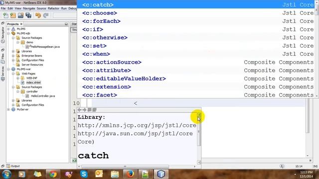 JMS with NetBeans and Glassfish смотреть онлайн