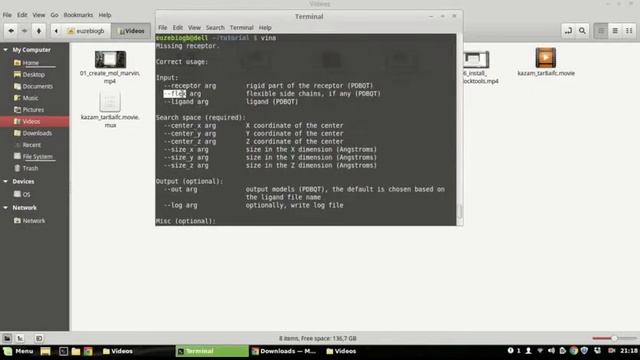 خلاصه 3 آموزش Marvin Sketch autodock vina смотреть онлайн