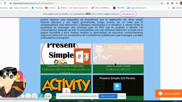 EVA COMO ESTRATEGIA DIDÁCTICA (Present Simple) смотреть онлайн