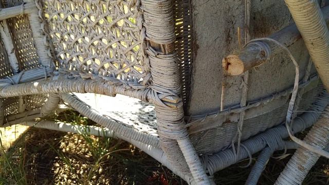 ReMade in America: How to Repair a Broken Wicker Garden chair part 1 смотреть онлайн
