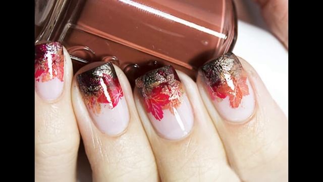 Осенний маникюр смотреть онлайн