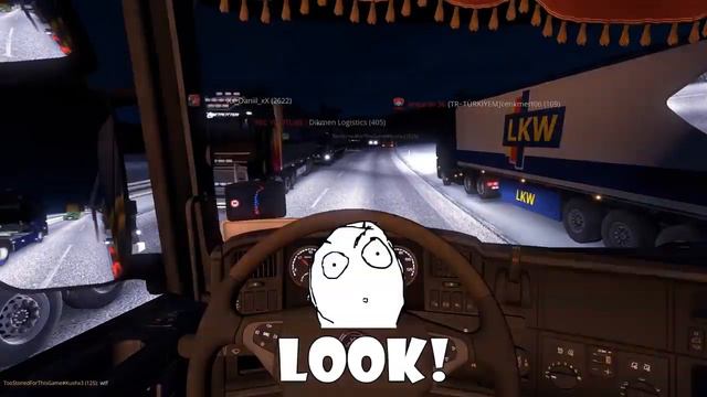 ★ ИДИОТЫ на дороге ETS2MP Смешные моменты Euro Truck Simulator 2 Мультиплеер
