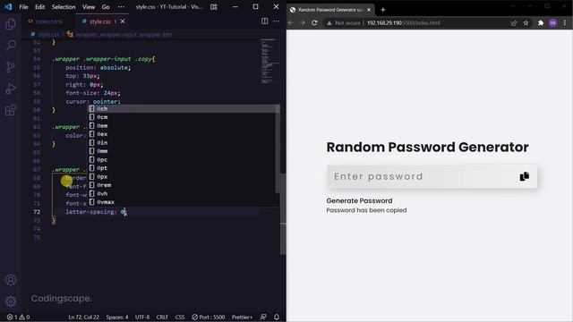 Random Password Generator and Copy Password to Clipboard with JavaScript | Codingscape смотреть онлайн