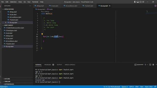 Flutter tutorials for Beginners #2 | Dart Tutorials for Beginners | Basics and Fundamentals смотреть онлайн
