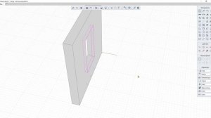 Создание проема с четвертью в Renga.