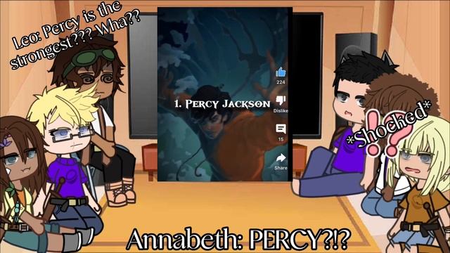 The Prophized Seven react to “ Dark Percy Jackson”//1/???// смотреть онлайн