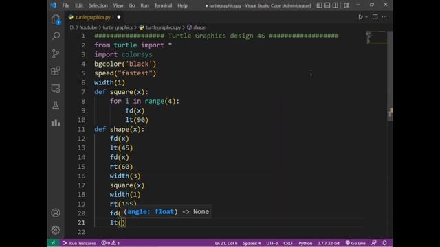 python turtle graphics tutorial || #design46 || Python graphics смотреть онлайн