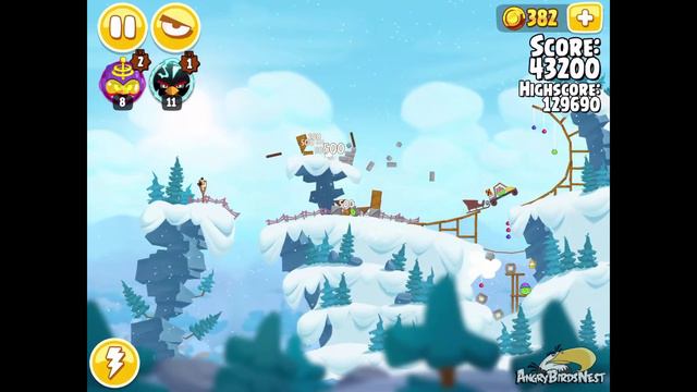 Angry Birds Seasons Ski or Squeal 1-15 Walkthrough 3 Star смотреть онлайн