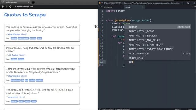 Python: Learn web scraping with Scrapy - beginners guide смотреть онлайн