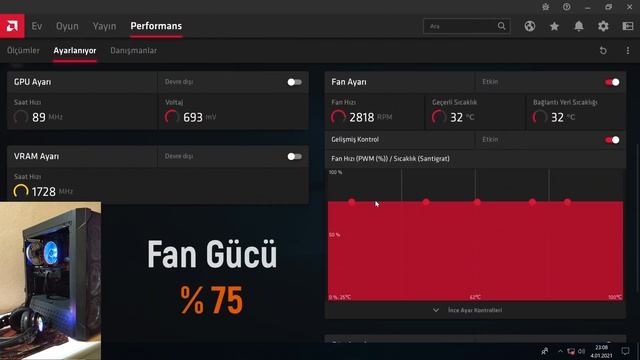 Sapphire Pulse Radeon RX 5500 XT Ekran Kartı Fan Sesi Kıyaslama Testi смотреть онлайн