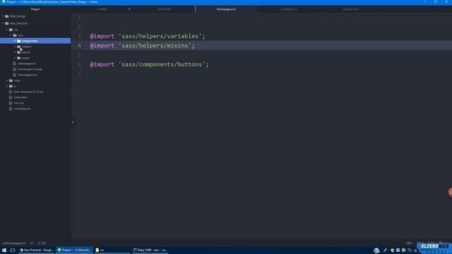 Sass Practical Course in Arabic #03 - Import Files And Write Code смотреть онлайн