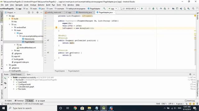 AndroidStudio tutorial - beginner | #14 | How to Android working with TabLayout and ViewPager смотреть онлайн