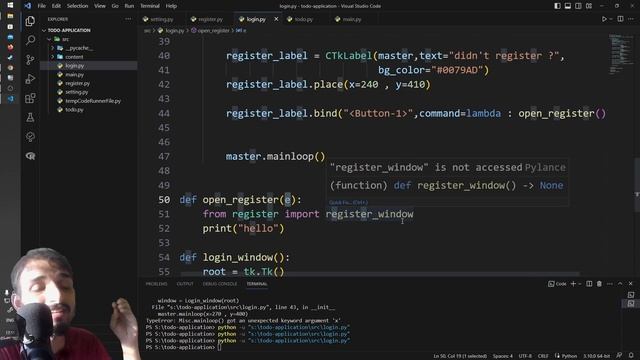 setup basic app routing on Tkinter | Python Tkinter Full Course part 4 смотреть онлайн
