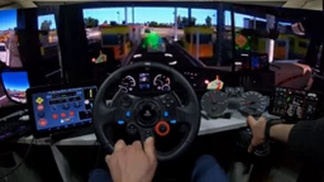 Euro truck simulator 2 ? ProMod 2.51 ? G29 ?Triple Monitor? St#4 смотреть онлайн