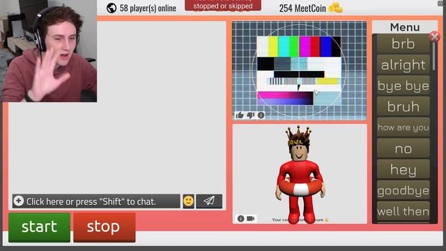 Talking with voices in Roblox video chat.. смотреть онлайн