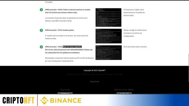 Limites de la API de Binance, ojo te banean la IP - Trading Futuros смотреть онлайн