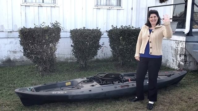 Raffle kayak delivered to winner Janet Martin, VIBE Sea Ghost 130 смотреть онлайн