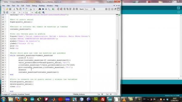 Matlab+Arduino: Serial port communication [geekytheory.com]
