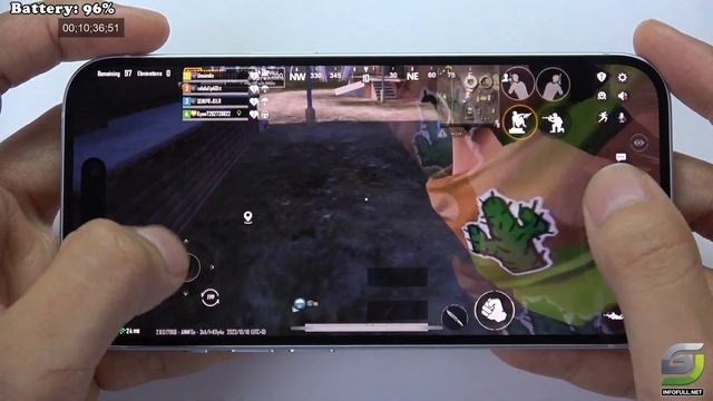 iPhone 15 test game PUBG Mobile | Apple A16 Bionic смотреть онлайн