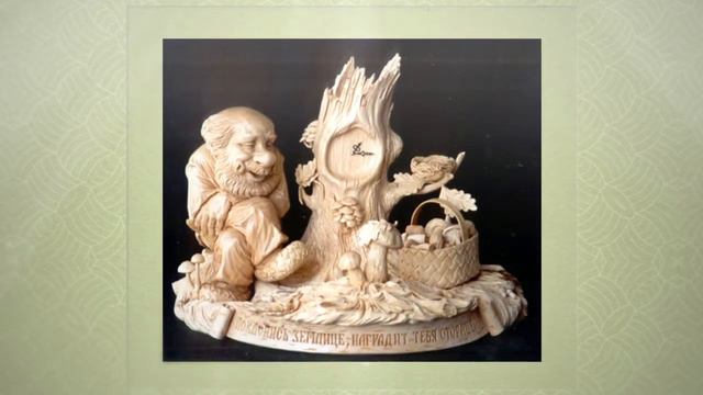 Резьба по дереву, оригинальные примеры смотреть онлайн