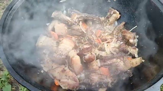 Лапша в казане. Рецепт пальчики оближешь! Такую лапшу вы ещё не ели!!! Лапшичный плов! #ПоварОтБога смотреть онлайн