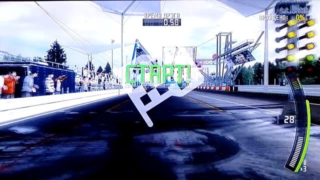 Need For Speed ProStreet - тест драйв Lamborghini Gallardo Superleggera (DLC)