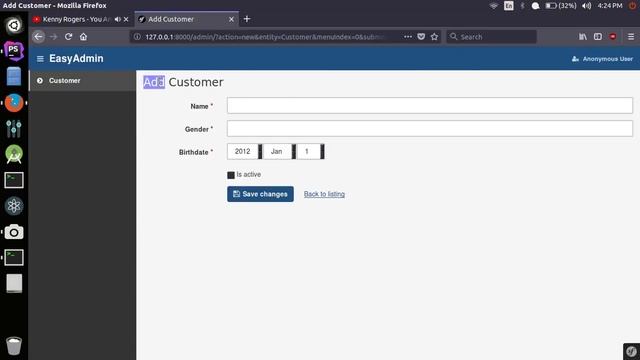 Easy Admin Dashboard смотреть онлайн