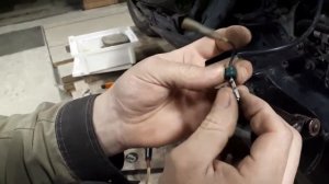 Honda Dio GBLK ремонт проводки электроклапана.