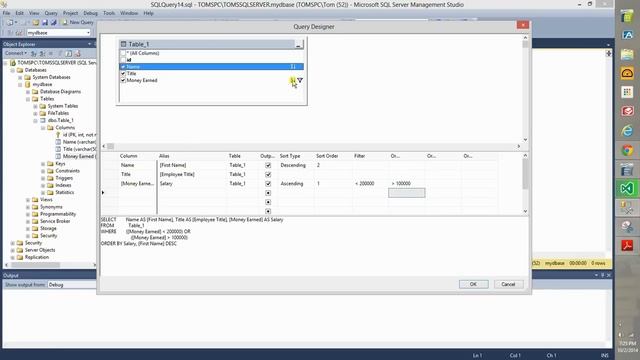 How to use The SQL Query Designer смотреть онлайн