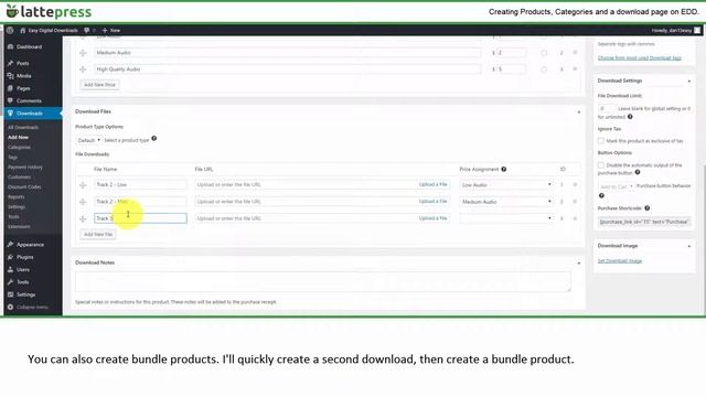 WordPress Tutorials - Easy Digital Downloads - Creating Products смотреть онлайн