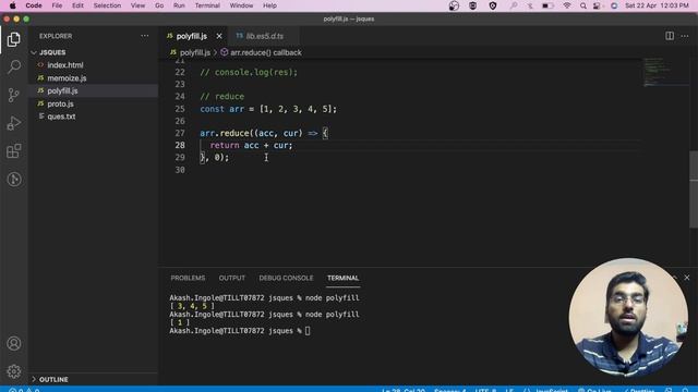 Polyfill for filter and reduce | Javascript Interview Questions смотреть онлайн