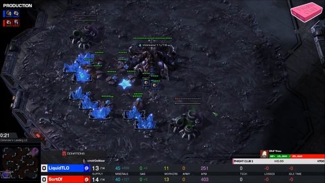 PHIGHT CLUB - Sortof (Z) vs TLO (Z) смотреть онлайн