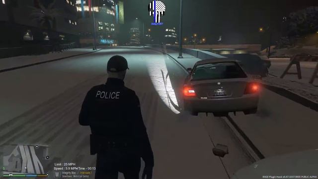 GTA5 LSPDFR Day-55 "Playing in the snow" смотреть онлайн