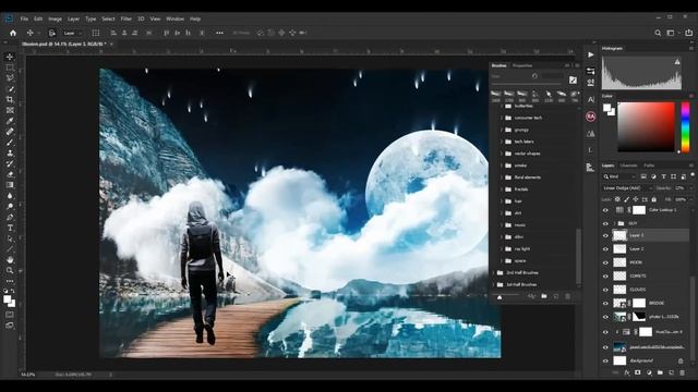 2D #Sketch to 4D In #Adobe #Photoshop CC 2018 - #Tutorial смотреть онлайн